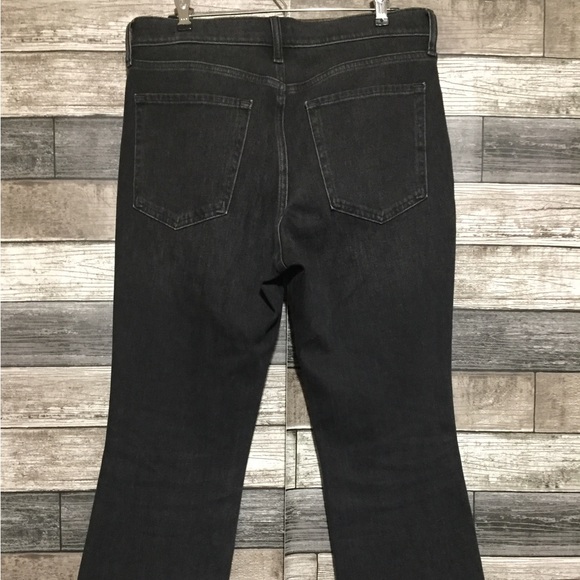 Banana Republic High Rise Crop Boot Jeans Women’s 30P (Inseam 24.5) Black Gray - Picture 7 of 11